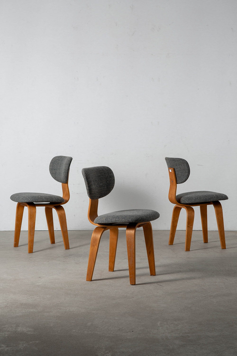 SB02 Dining Chair by Cees Braakman for Psatoe in Wood and Fabric