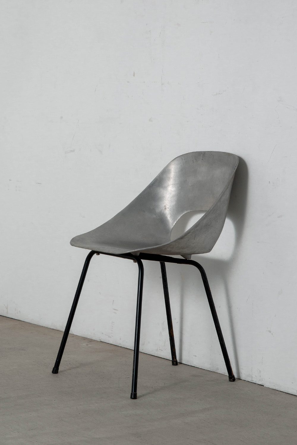 Tulip Chair by Pierre Guariche for Maison du Monde in Aluminium and Steel