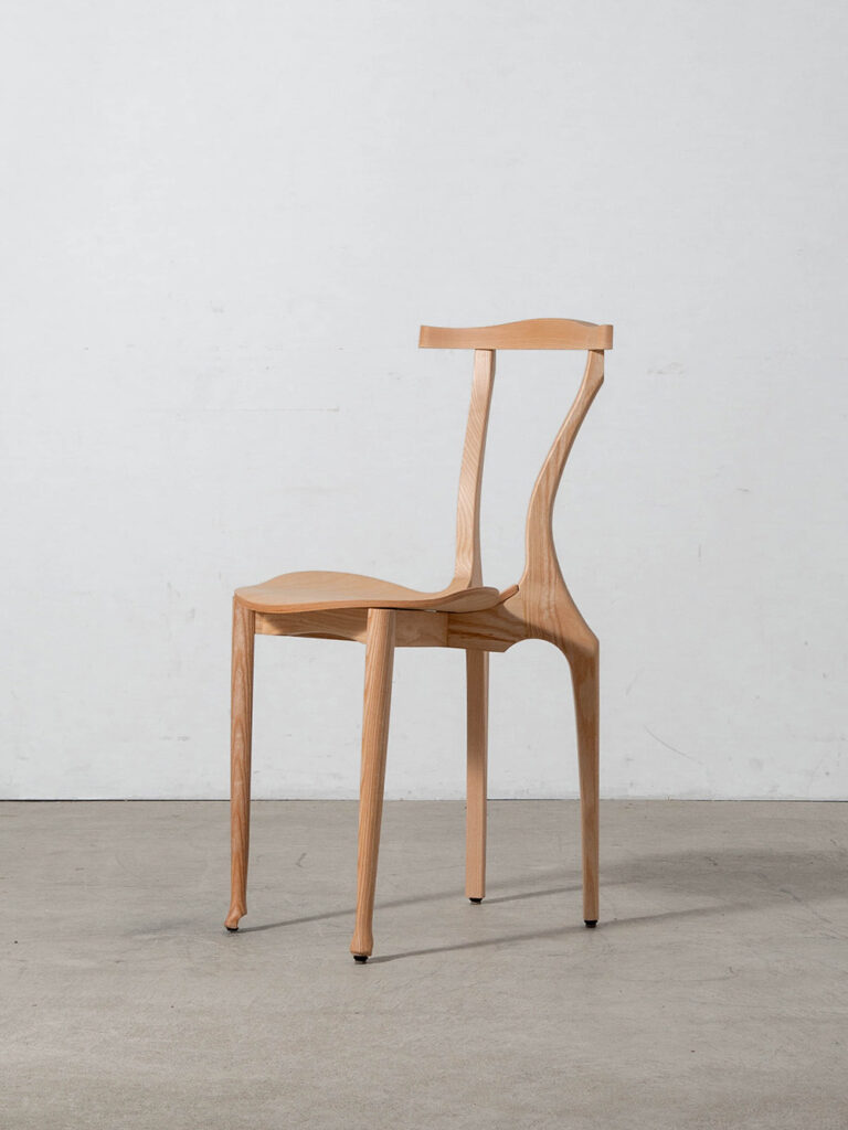 Gaulinetta Chair by Oscar Tusquets for BD Barcelona in Ash and Brown
