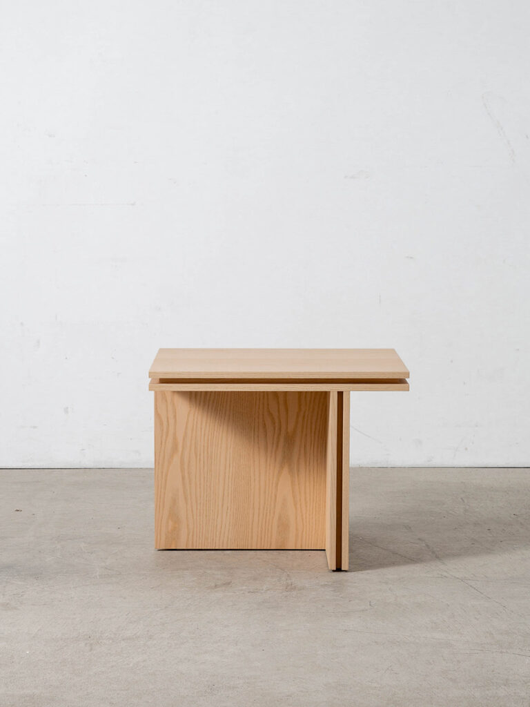 Slot Side Table by Francesc Rifé for Kendo in Ash