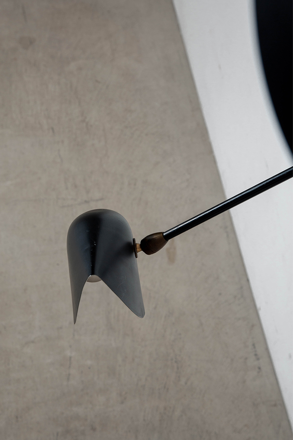Spider Wall Lamp by Serge Mouille for Les Ateliers Serge Mouille in Steel and Aluminum