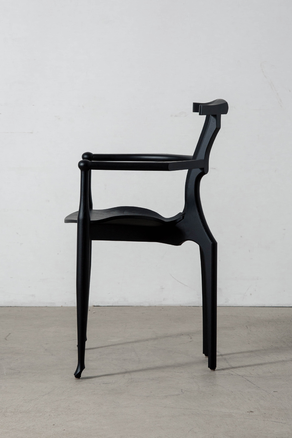 Gaulino Chair by Oscar Tusquets for BD Barcelona in Ash and Black