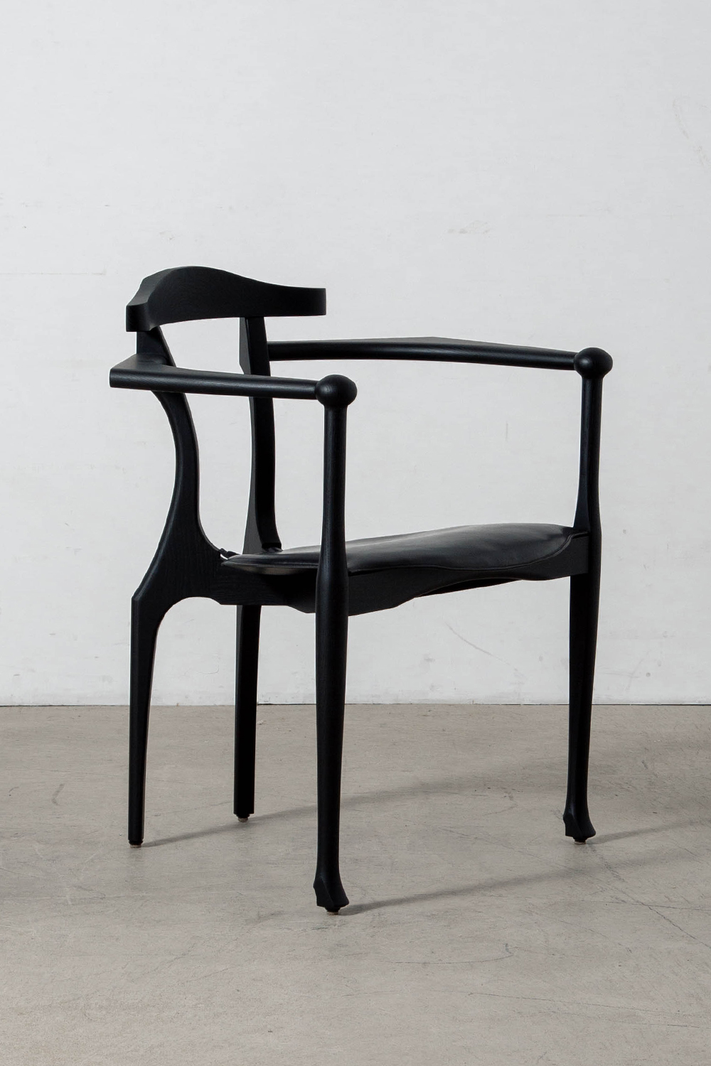Gaulino Easy Chair by Oscar Tusquets Chair for BD Barcelona in Ash and Black