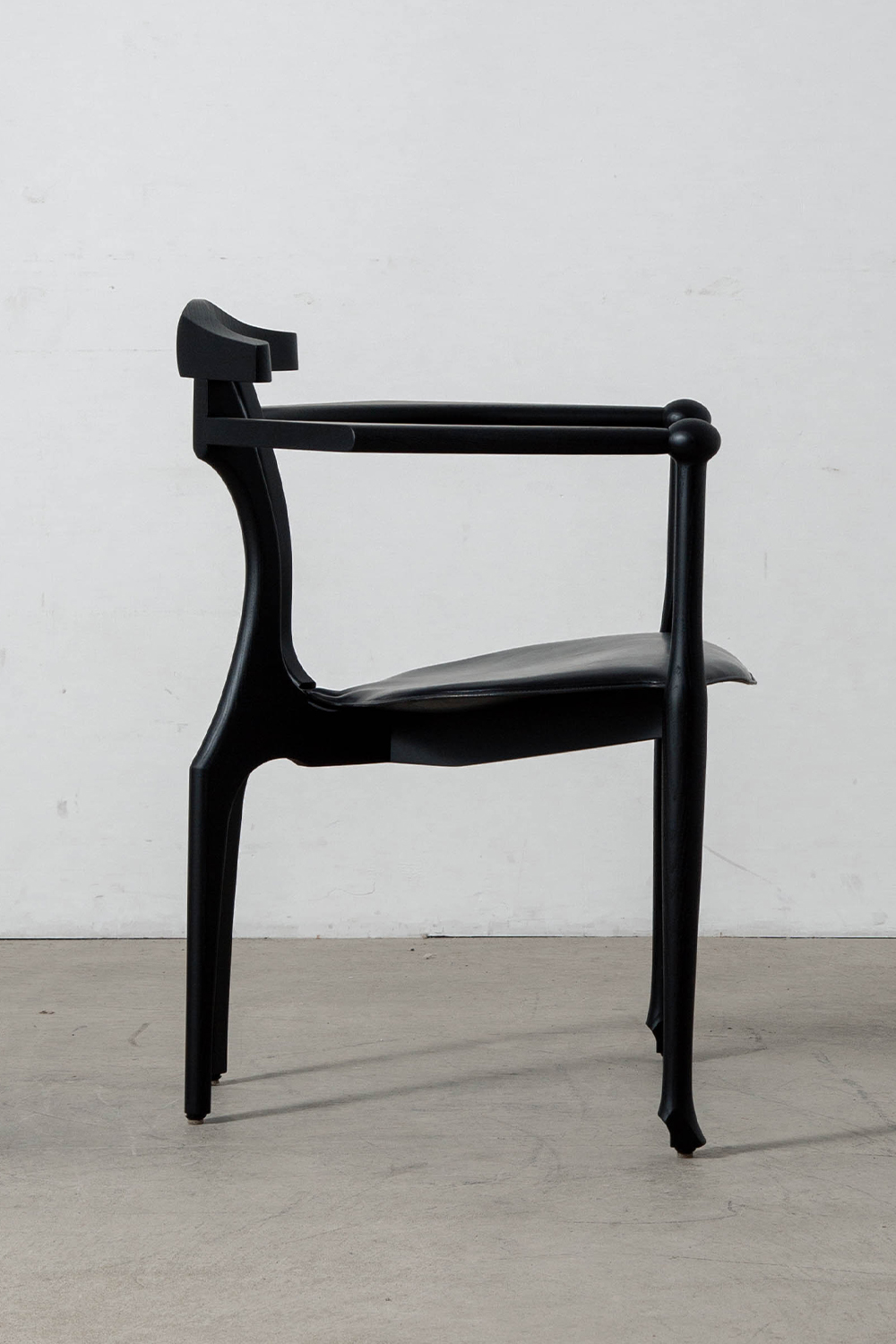 Gaulino Easy Chair by Oscar Tusquets Chair for BD Barcelona in Ash and Black