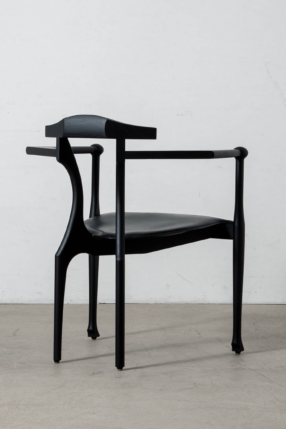 Gaulino Easy Chair by Oscar Tusquets Chair for BD Barcelona in Ash and Black