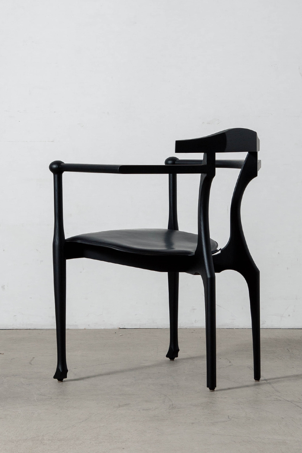 Gaulino Easy Chair by Oscar Tusquets Chair for BD Barcelona in Ash and Black
