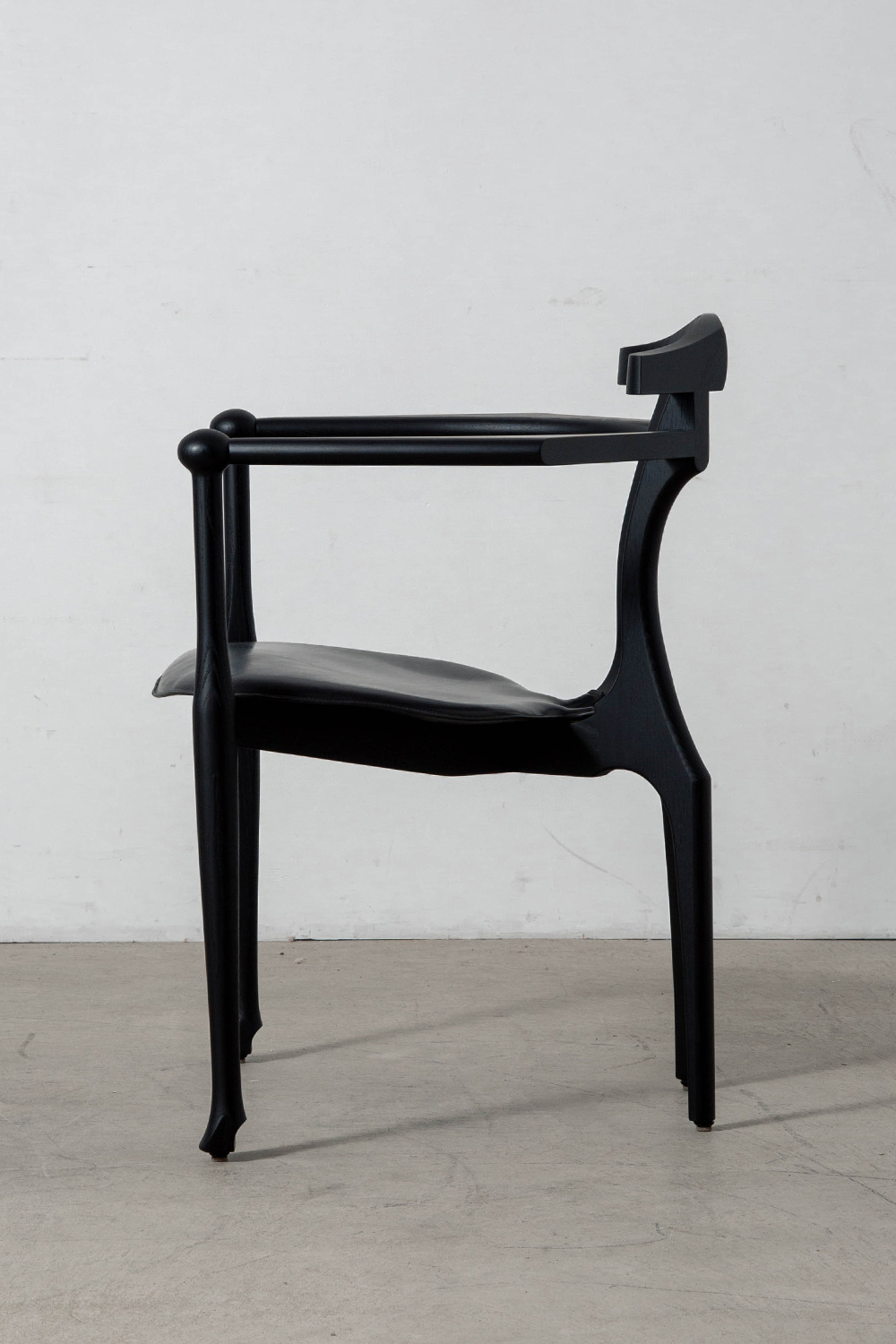 Gaulino Easy Chair by Oscar Tusquets Chair for BD Barcelona in Ash and Black