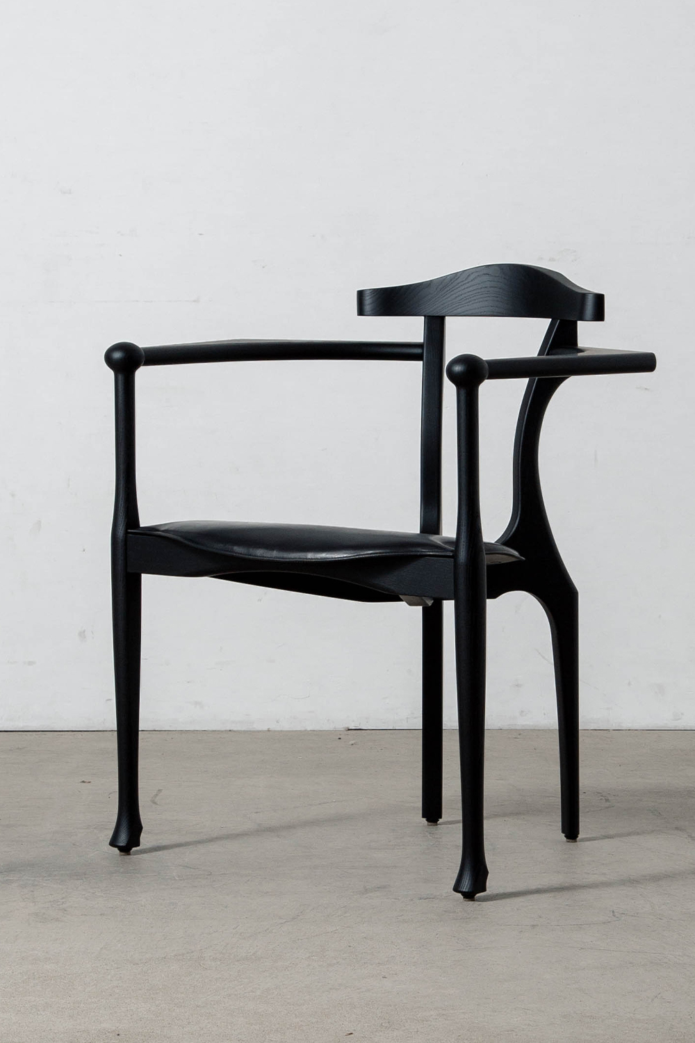 Gaulino Easy Chair by Oscar Tusquets Chair for BD Barcelona in Ash and Black