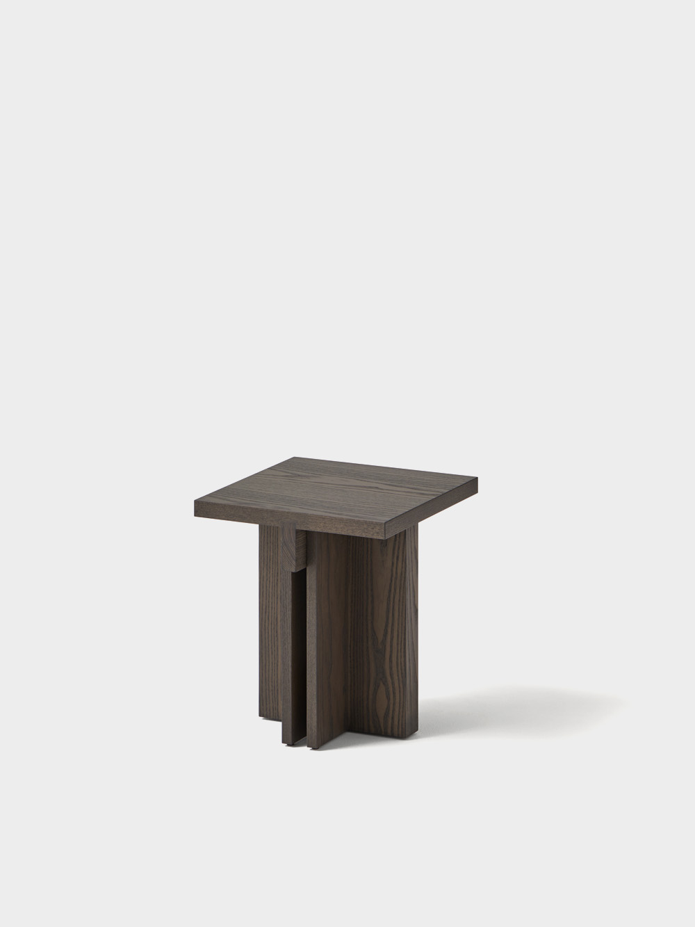 Rak Stool by Francesc Rifé for Kendo in Black Ash&nbsp;Grey 