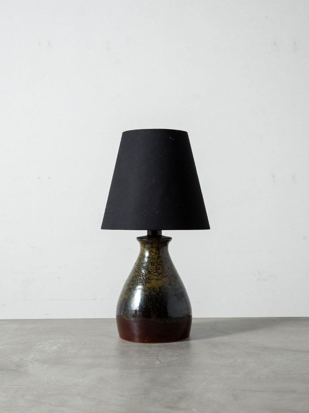 Table Lamp in Fabric and Ceramic