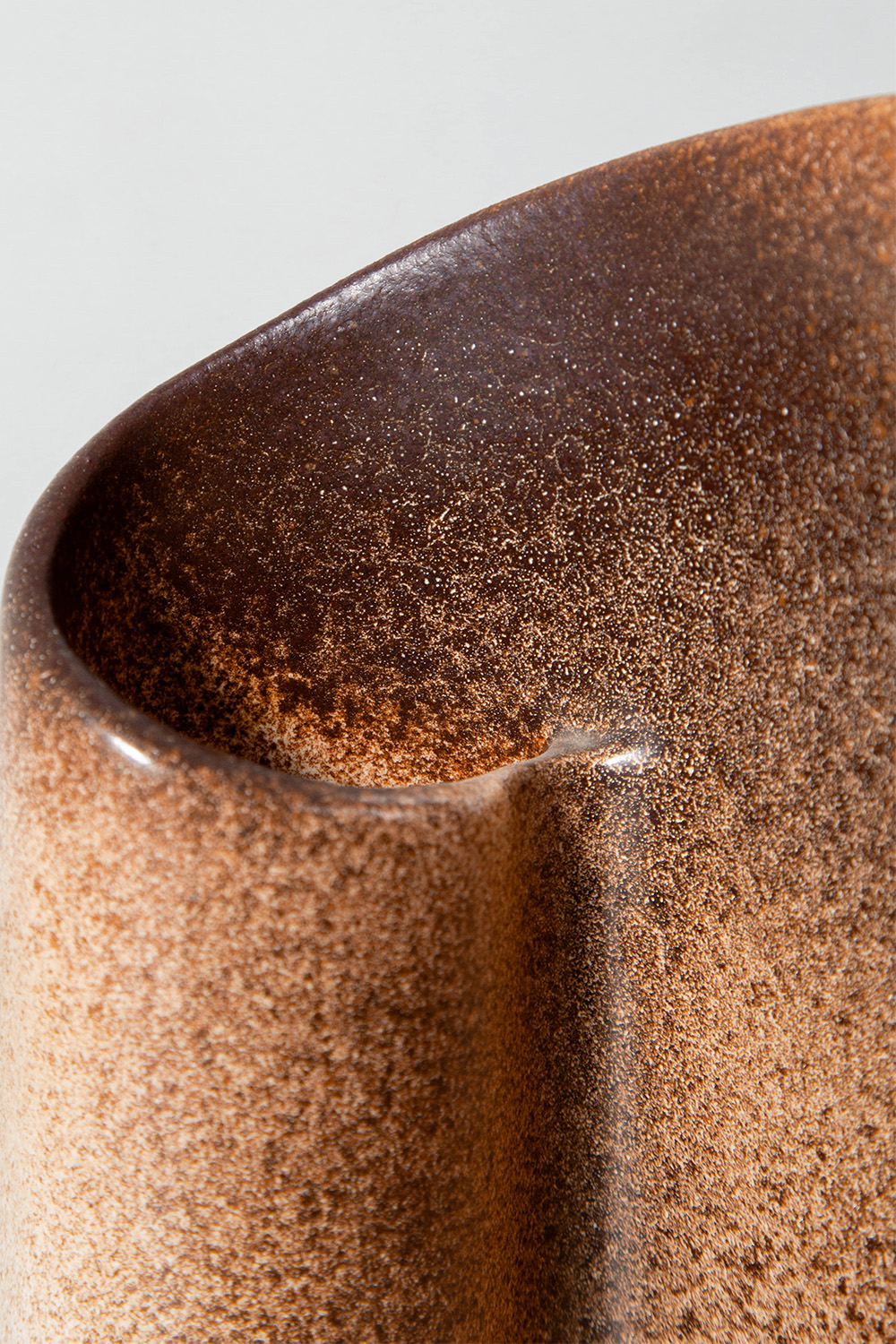 Flower Vase by Fred and Andrée Stocker in Ceramic