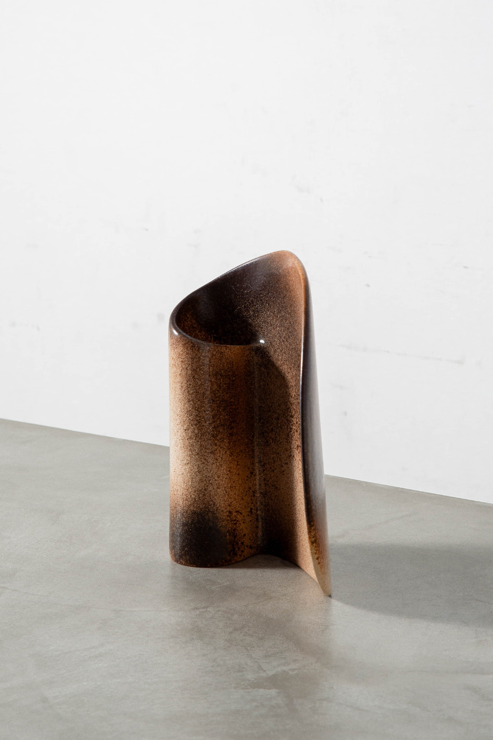 Flower Vase by Fred and Andrée Stocker in Ceramic