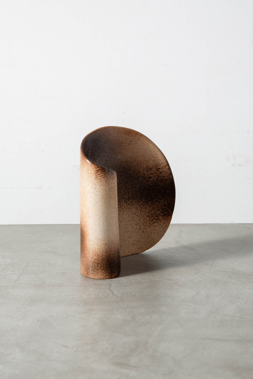 Flower Vase by Fred and Andrée Stocker in Ceramic