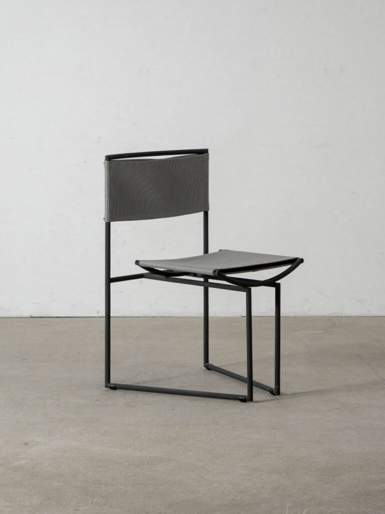 Model 91 Chair by Mario Botta for Alias in Fabric and Steel