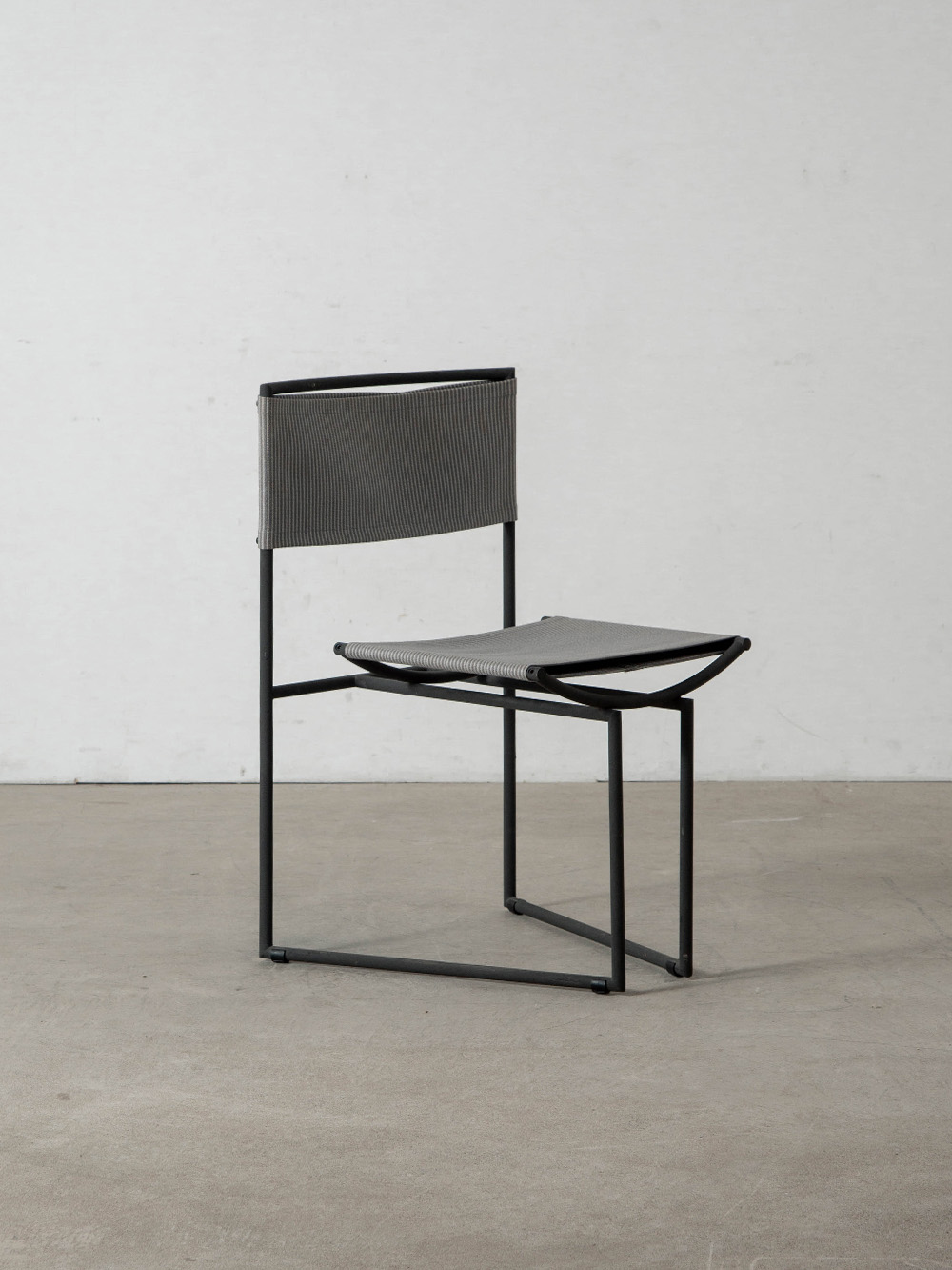 Model 91 Chair by Mario Botta for Alias in Fabric and Steel