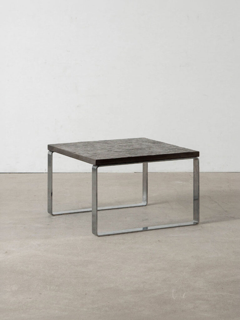 Primus 1062 Coffee Table by Peter Draenert for Draenert in Stone and Chrome