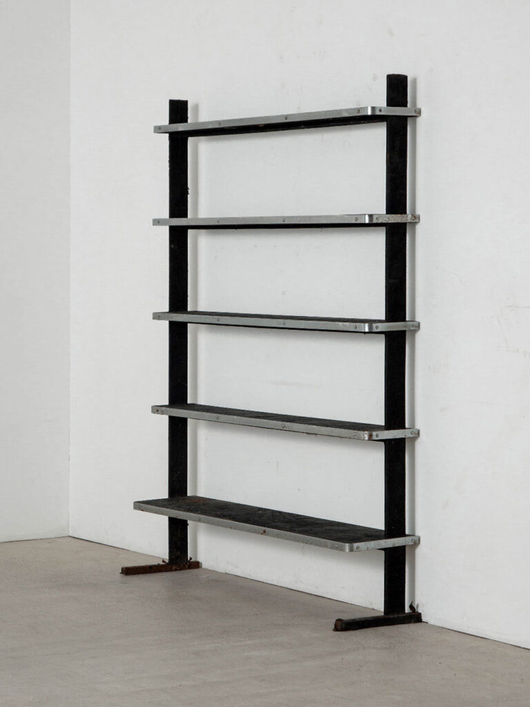 Industrial Shelf in Steel and Wood