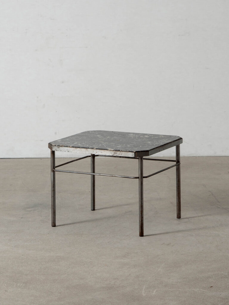 Coffee Table in Marble and Steel