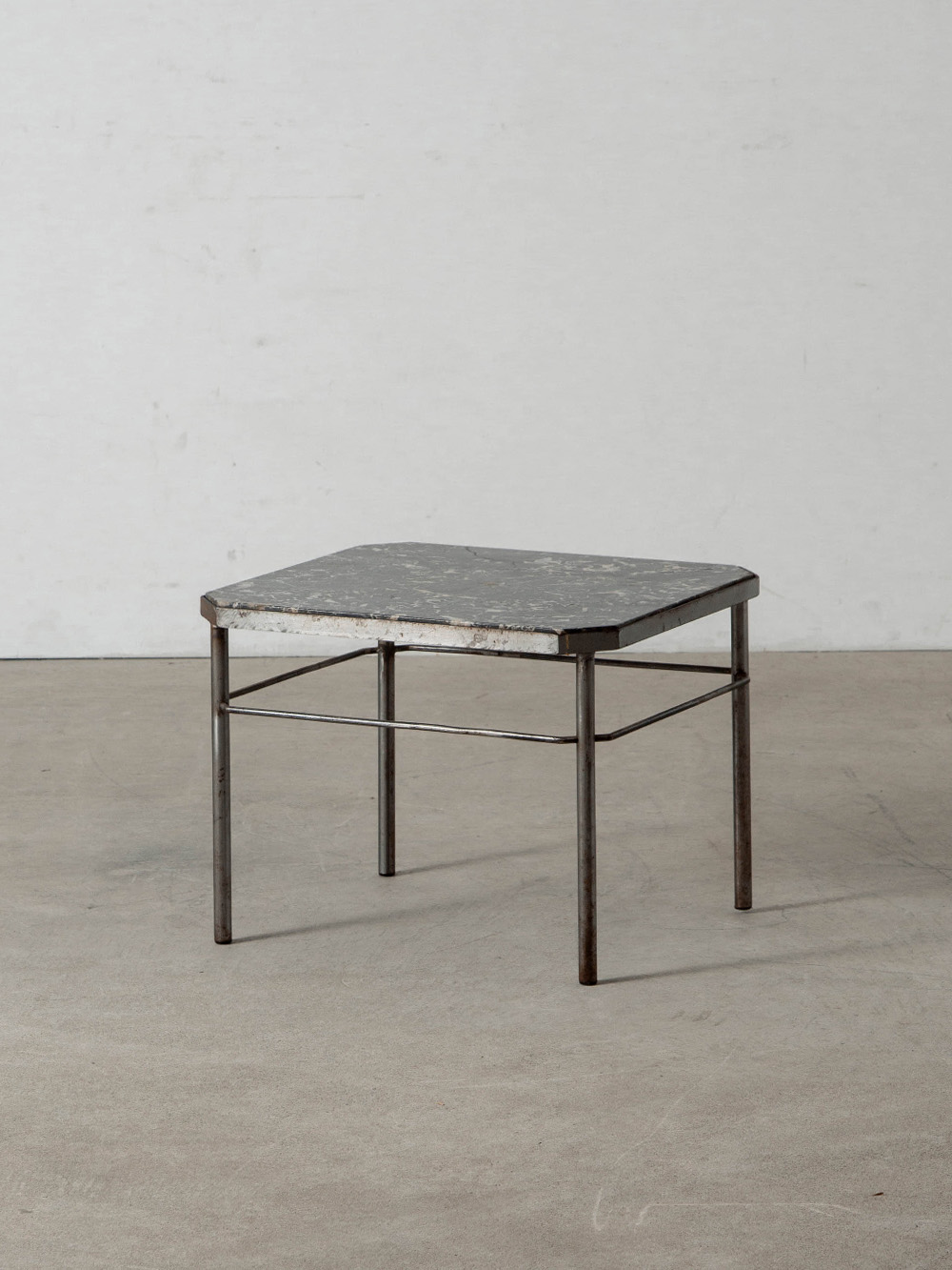 Coffee Table in Marble and Steel
