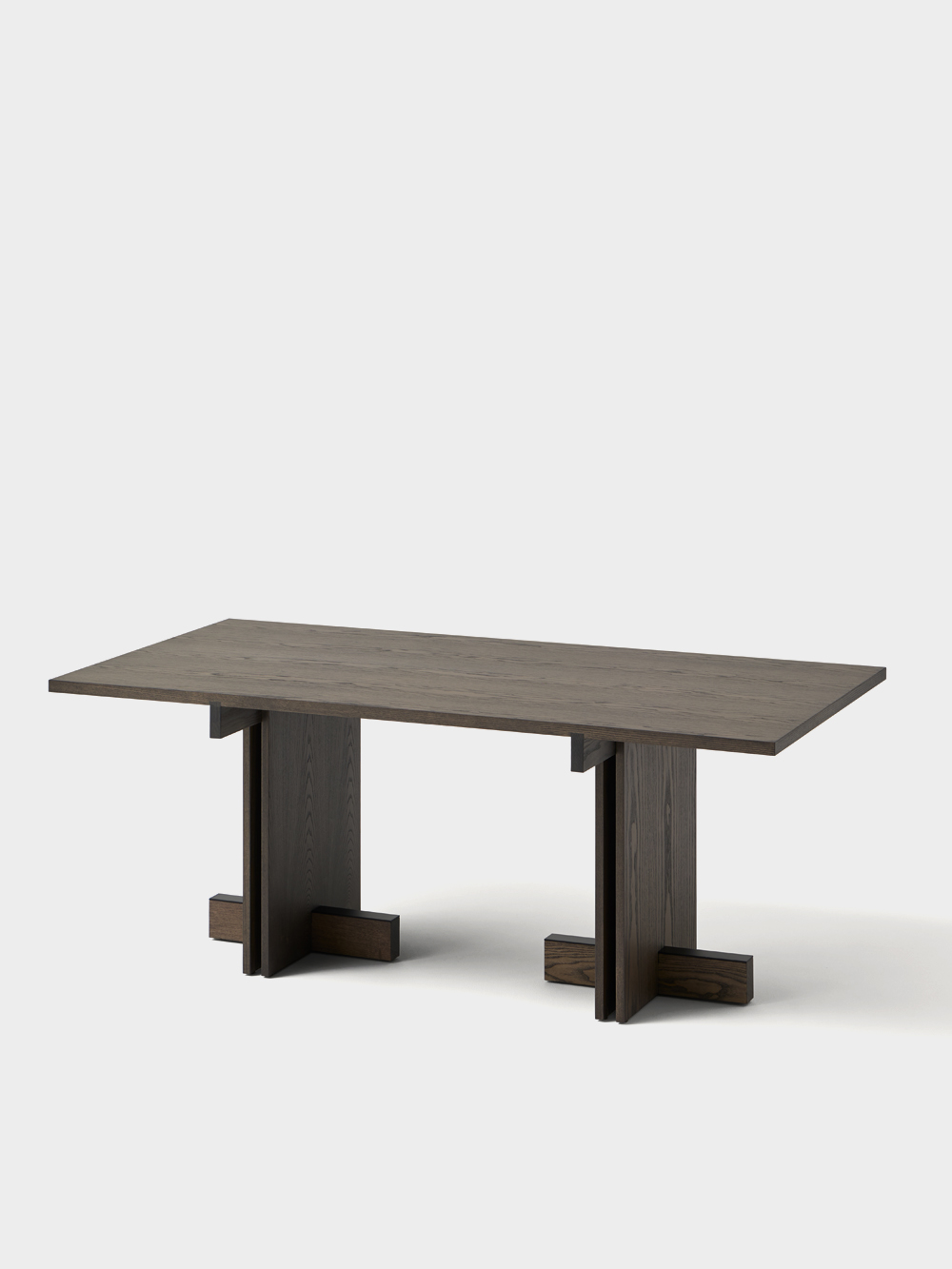 Rak Bistro Table by Francesc Rifé for Kendo in Black Ash&nbsp;Grey