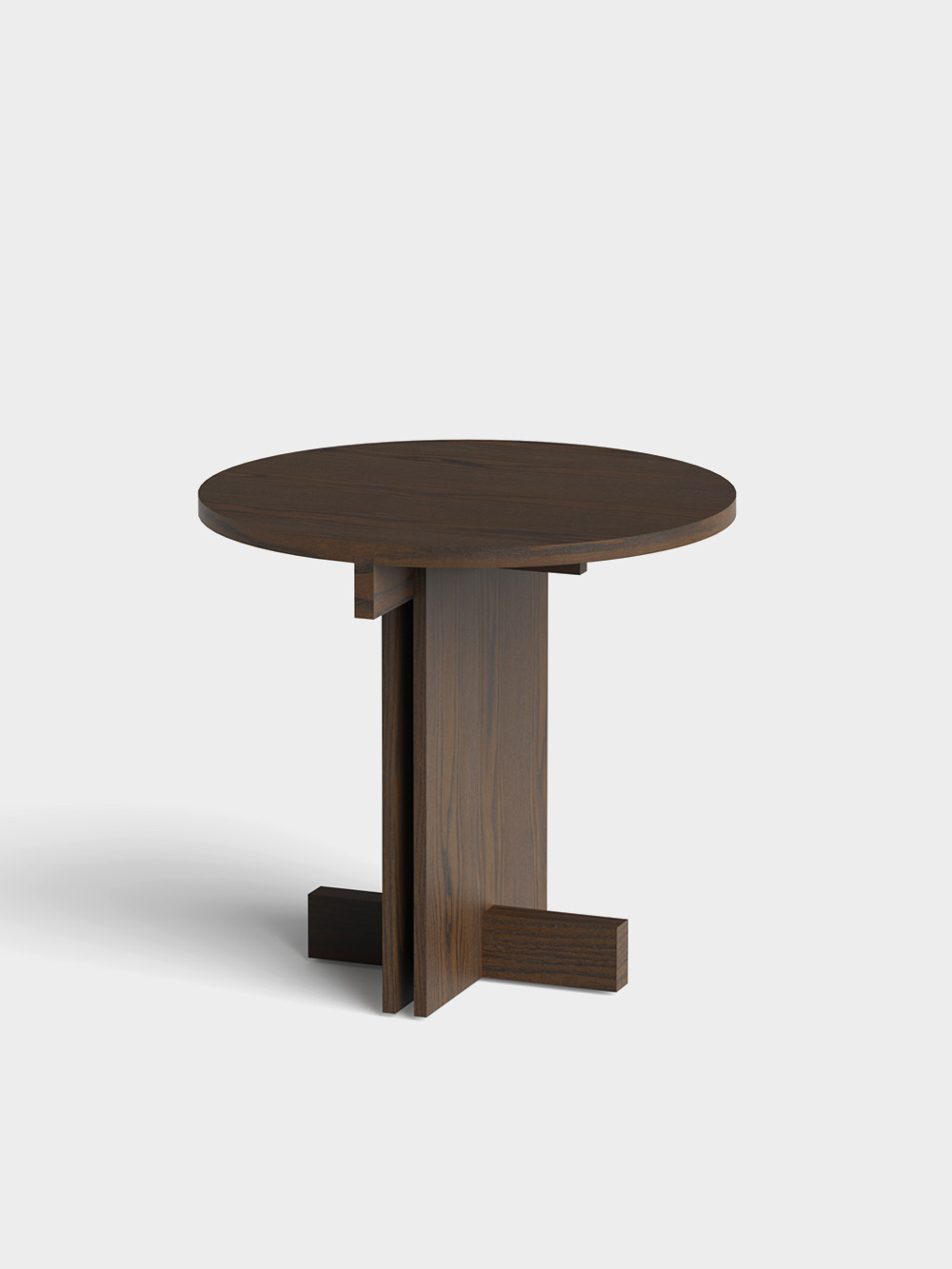 Rak Bistro Table φ80 by Francesc Rifé for Kendo in Natural Ash&nbsp;Toasted