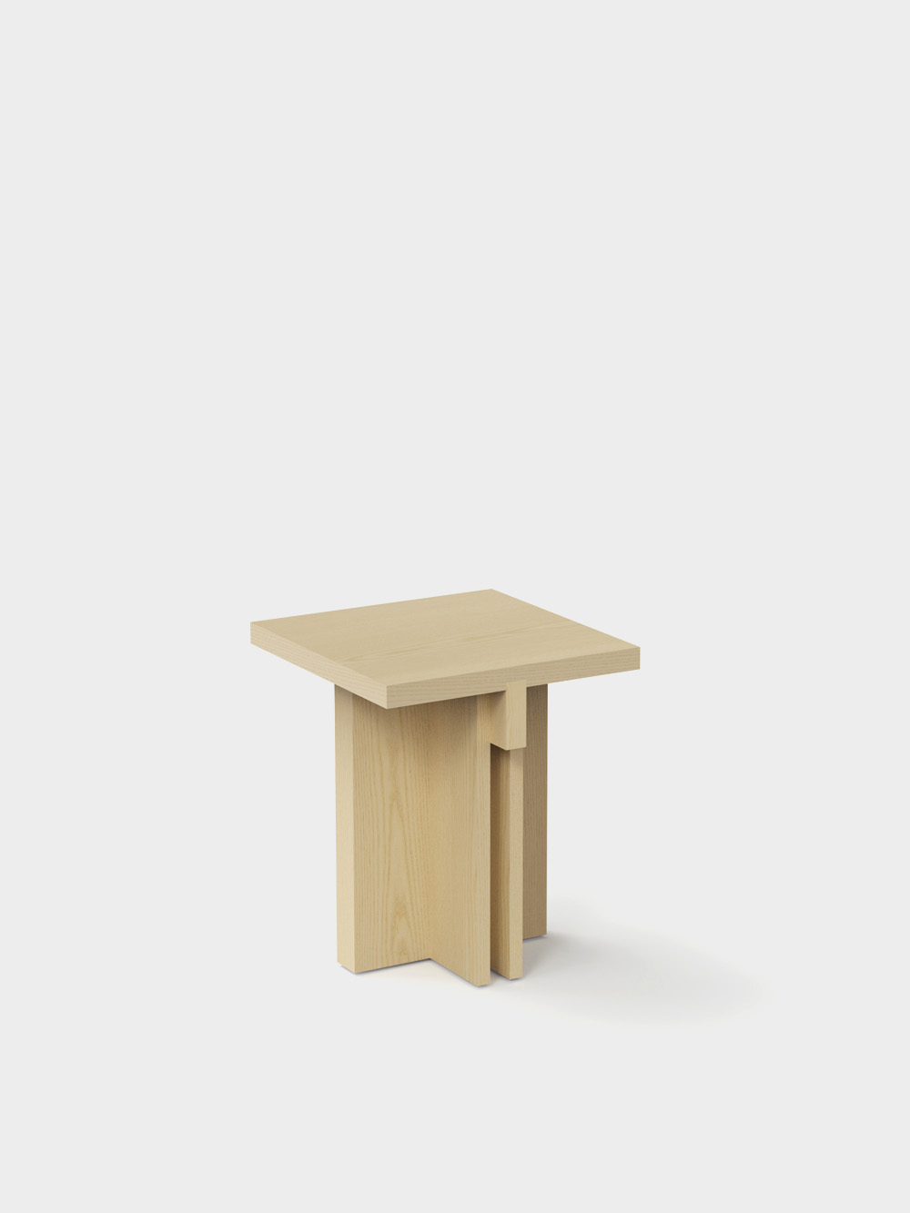 Rak Stool by Francesc Rifé for Kendo in Black Ash&nbsp;Natural 
