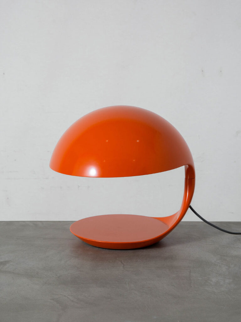 COBRA Table Lamp by Elio Martinelli for Martinelli Luce in Resin , Aluminium