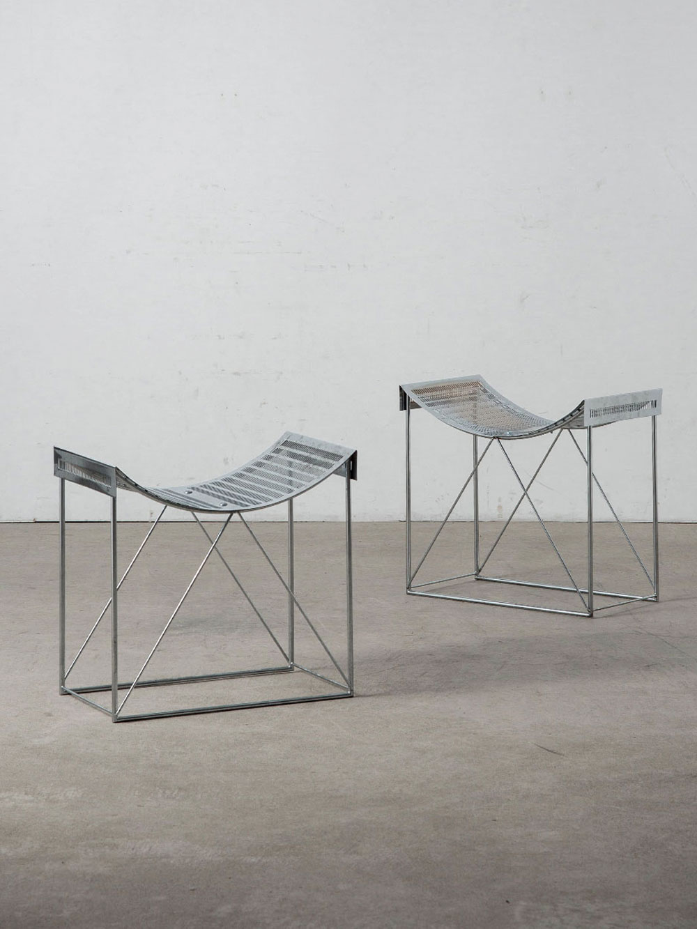 Side Chair by Teruaki Ohashi for LOUIS VUITTON in Steel