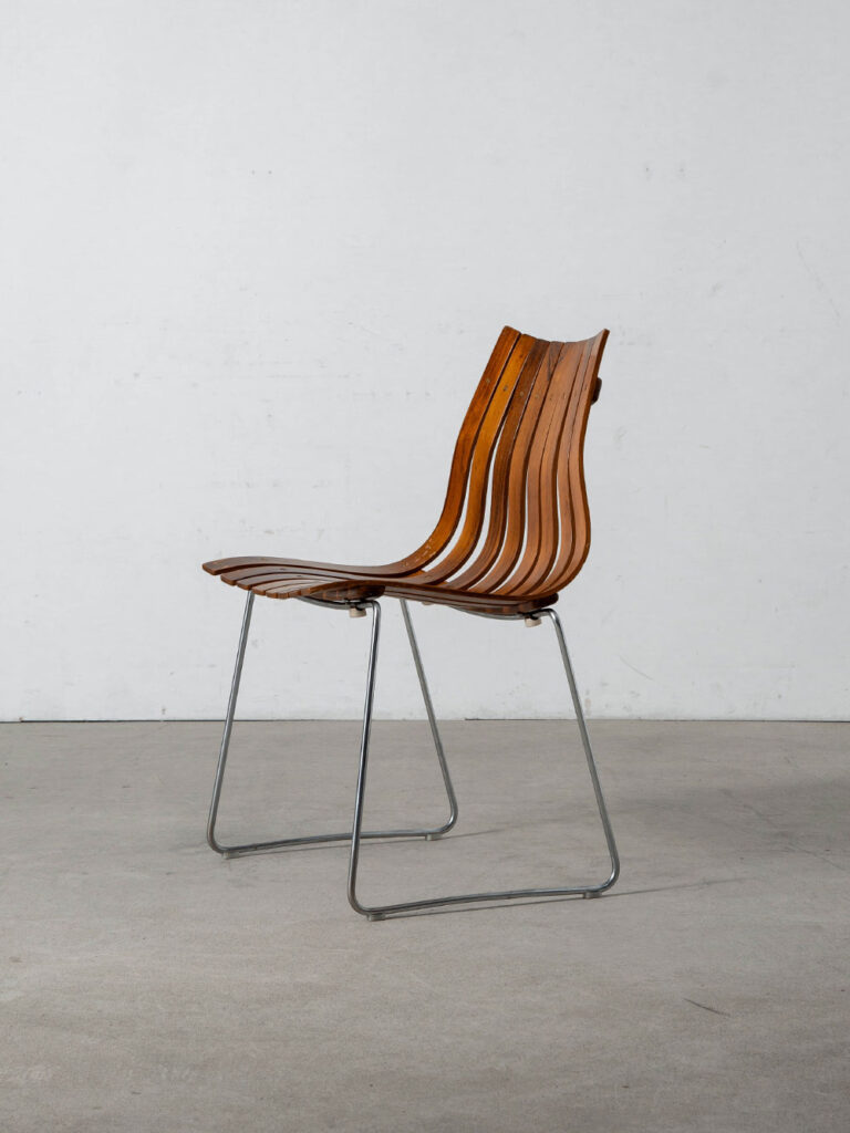 Scandia Junior Chair by Hans Brattrud for Hove Mobler in Teak and Steel