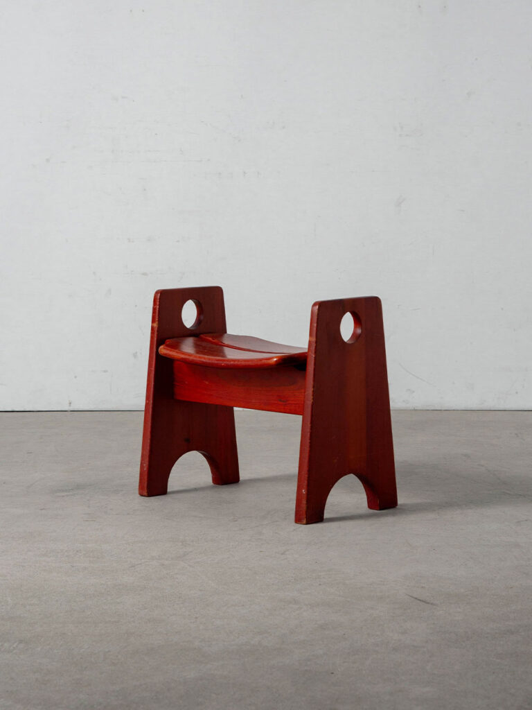 Stool by Gilbert Marklund for Furusnickarn AB in Wood