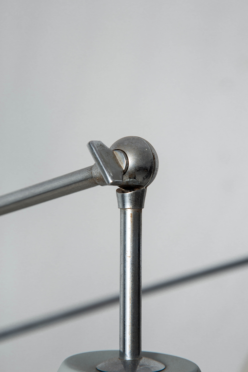 Triennale Floor Lamp by Angelo Lelii for Arredoluce in Chrome and Aluminum