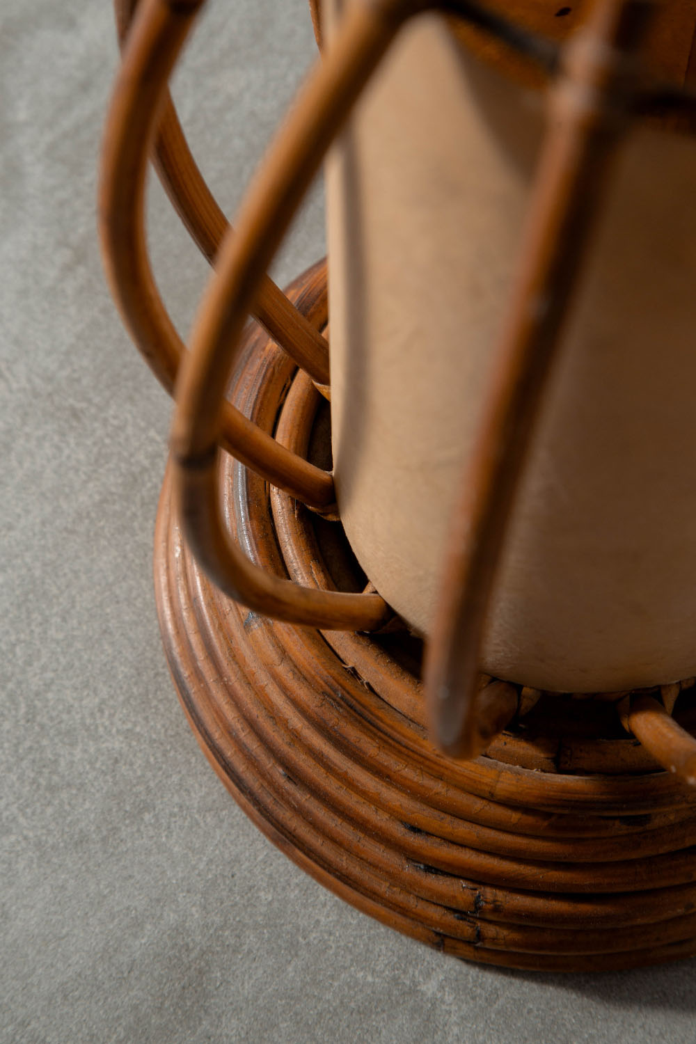 Table Lamp in Rattan
