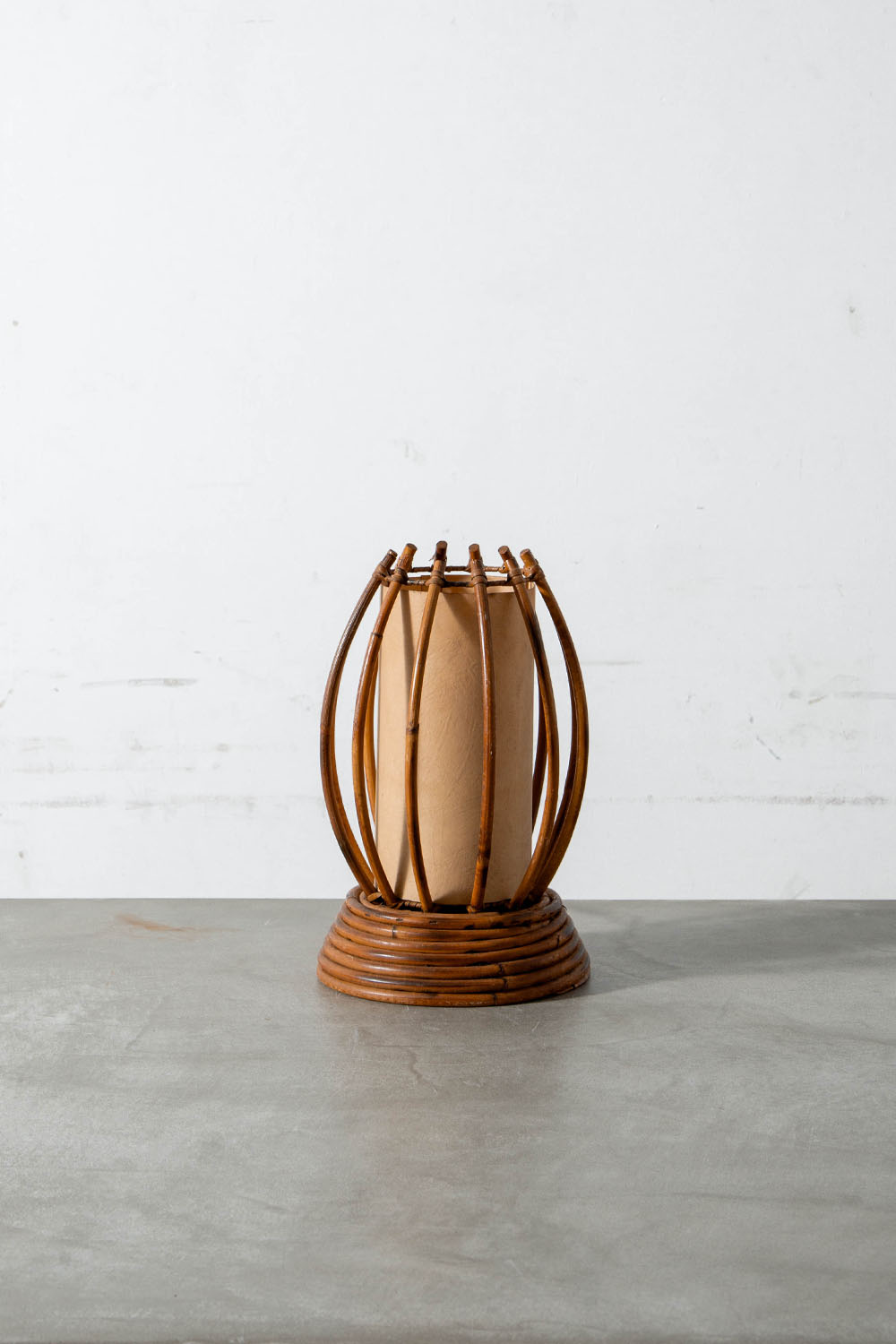 Table Lamp in Rattan