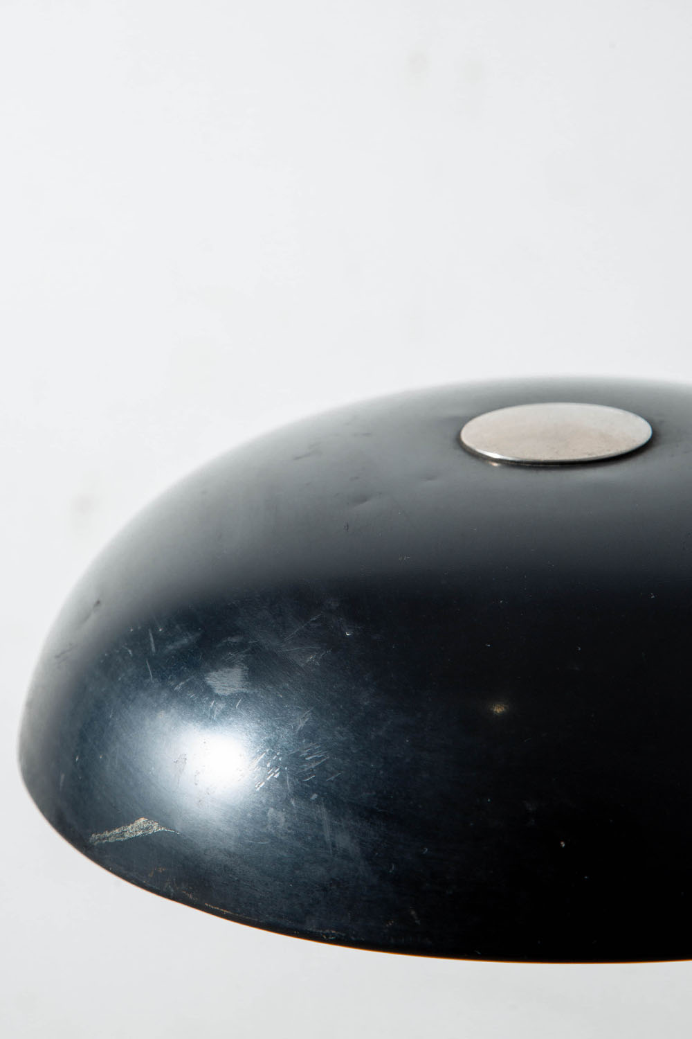 Table Lamp in Steel and Chrome