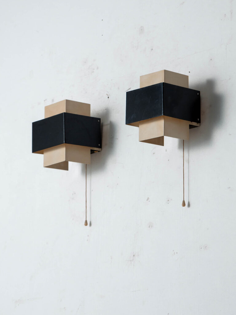 Wall Lamp by J.J.M. Hoogervorst for Anvia in Metal