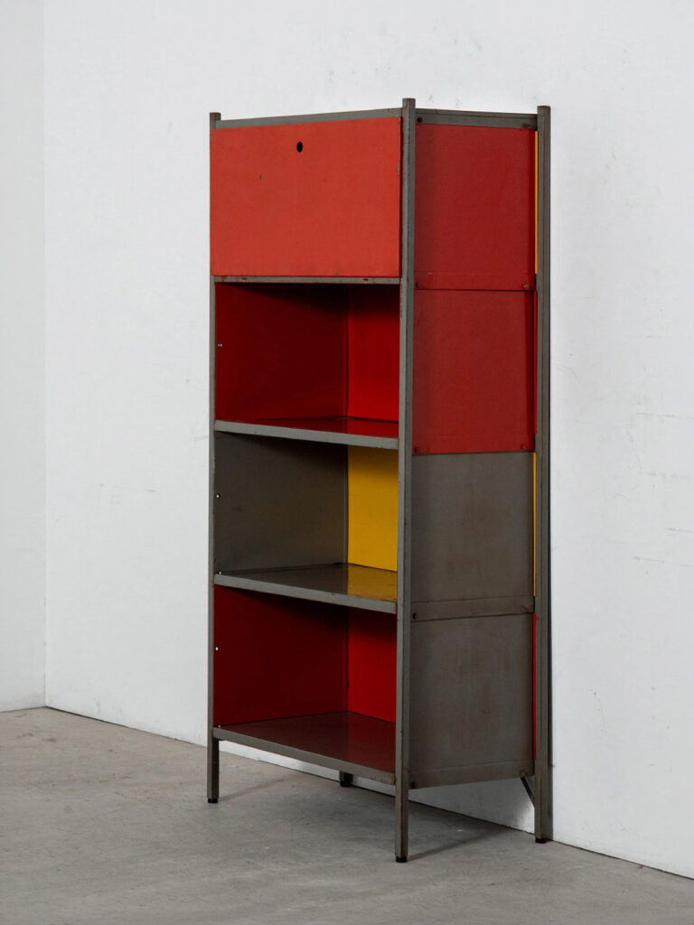 Model 663 Cabinet by Wim Rietveld for Gispen in Steel