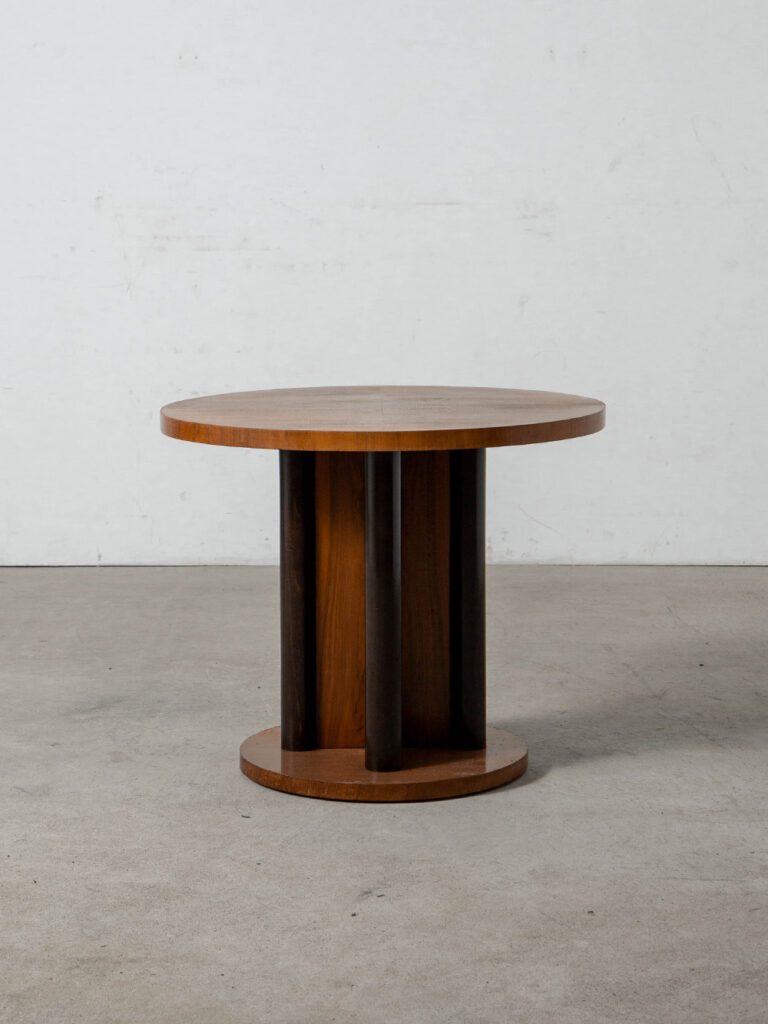 Art Deco Style Side Table in Wood