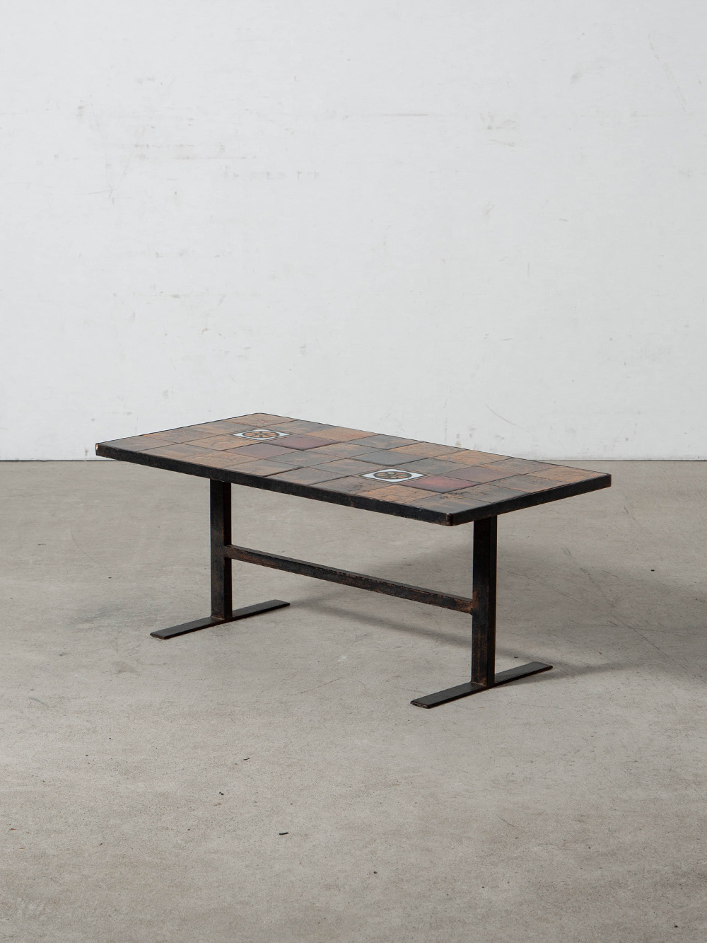 Coffee Table in Tile and Steel