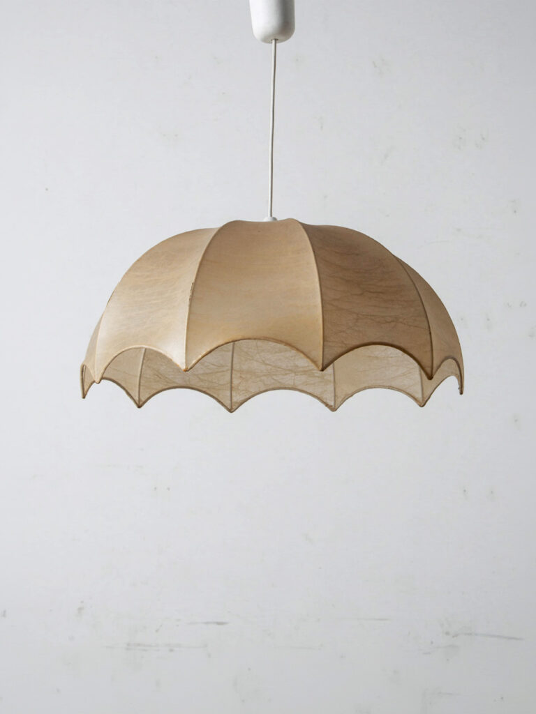 Cocoon Pendant Lamp in Resin and Steel
