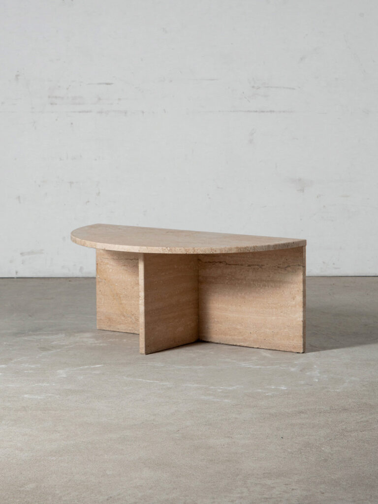 Coffee Table in Travertine