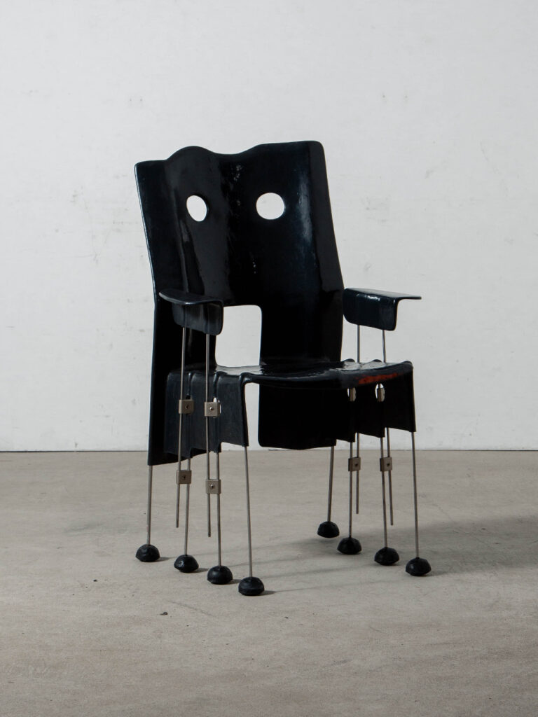 Greene Street Armchair by Gaetano Pesce for Vitra in Resin, Steel and Rubber