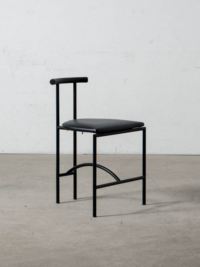 Tokyo Chair by Rodney Kinsman for Bieffeplast in Steel and Leather