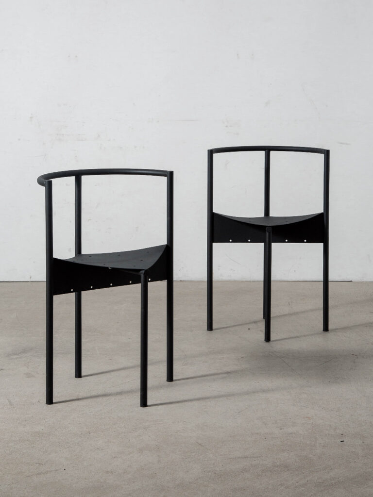 Wendy Wright Side Chair by Philippe Starck for Disform in Metal and Steel