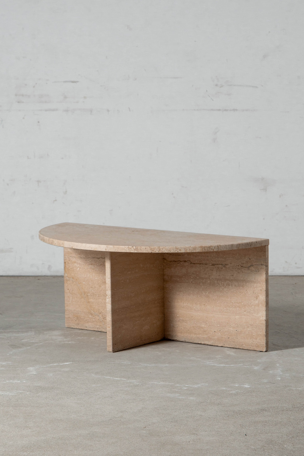 Coffee Table in Travertine