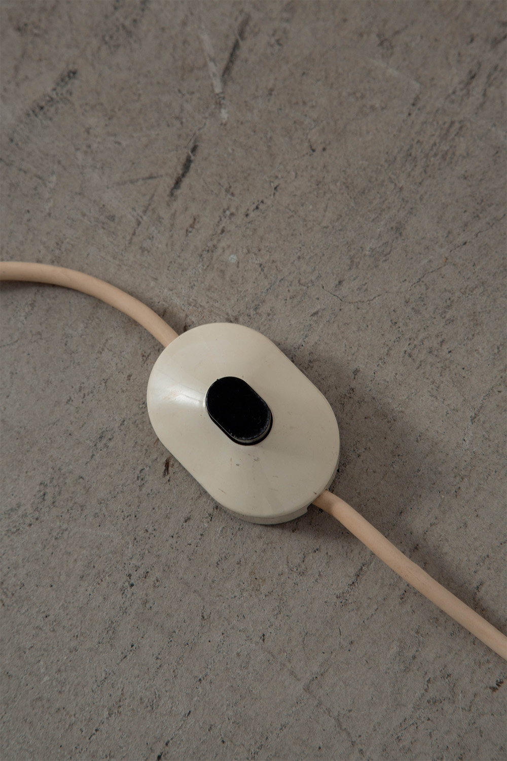 Cocoon Floor Lamp for Goldkant Leuchten in Resin and Steel