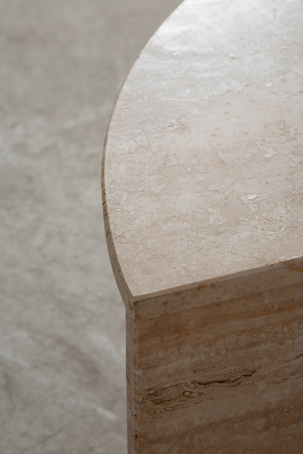 Coffee Table in Travertine
