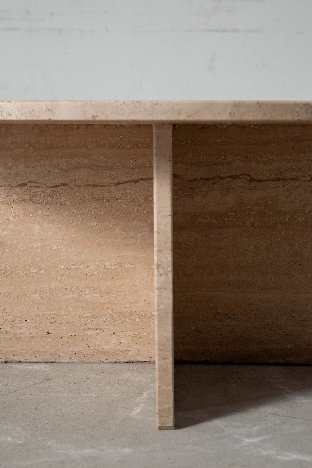 Coffee Table in Travertine