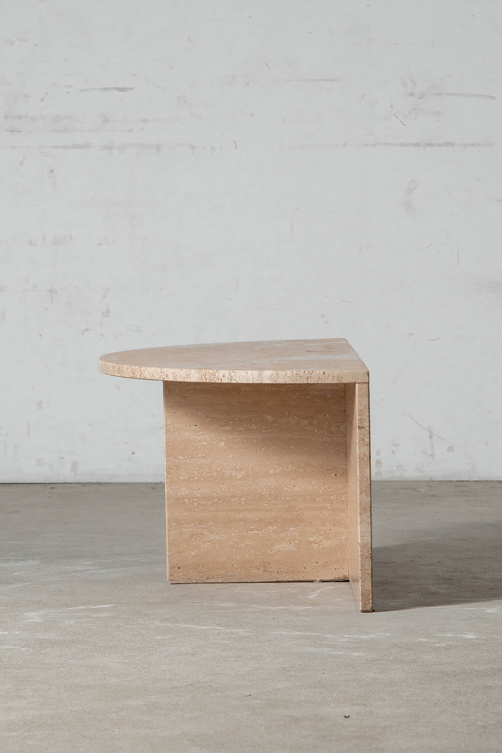 Coffee Table in Travertine