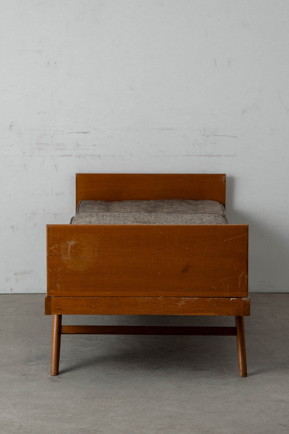 Day Bed by Pierre Guariche for Free Span  in Wood and Fabric