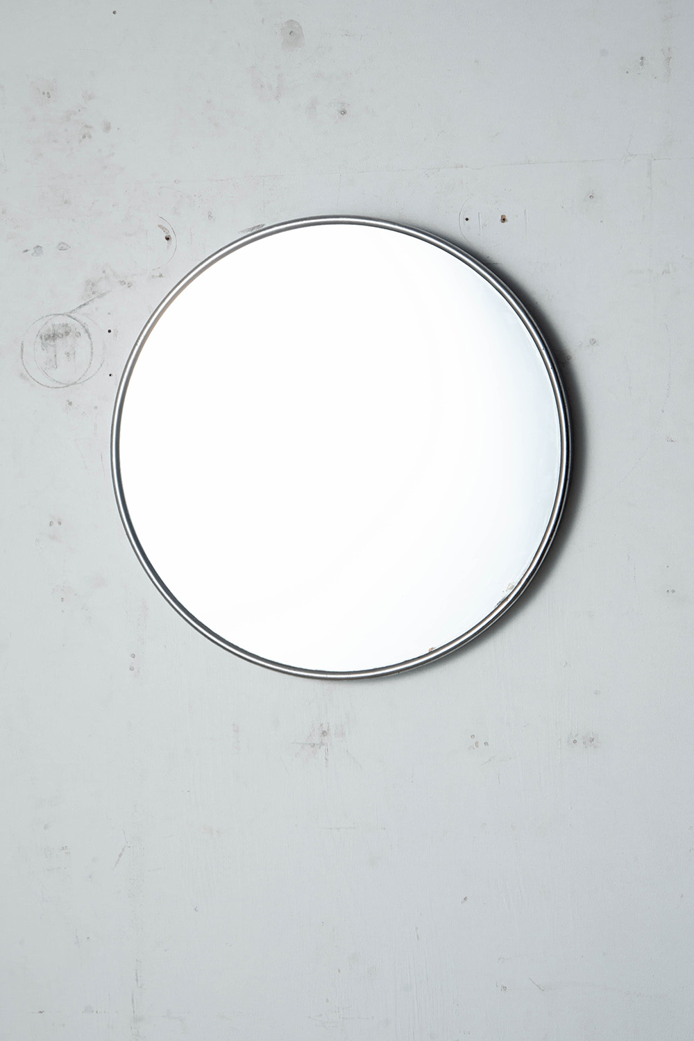 Wall Mirror in Glass and Steel